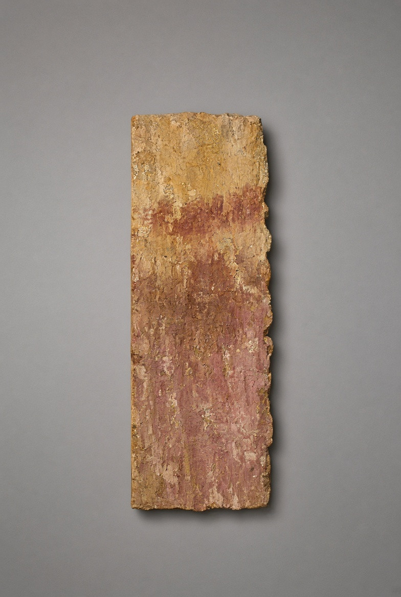 Linen-like backing at an exposed edge